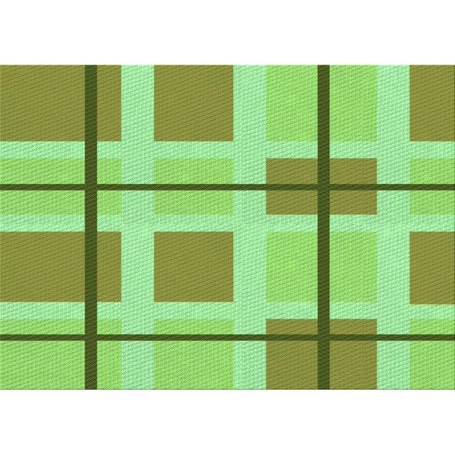 Ahgly Company Tapis Rectangulaire Lavable en Machine Intérieur Vert Transitionnel, 4 Pieds x 6 Pieds