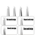 thumbnail image 4 of RKSTN Pince à Sourcils Beauté Tweezers Ensemble 4 Pcs en Acier Inoxydable pour Femmes Multi-Usage, 4 of 6