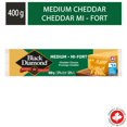 thumbnail image 1 of Black Diamond Fromage Cheddar Mi-Fort, 400g, 1 of 7