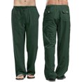thumbnail image 4 of Faithtur Women´s Drawstring Pants, Summer Elastic Waist Solid Color Loose Lounge Pants with Pockets, 4 of 6