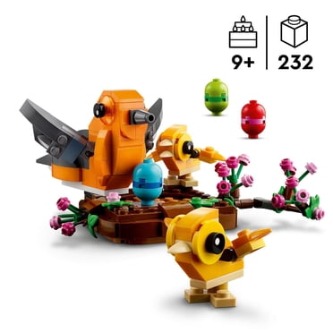 LEGO Bird’s Nest Building Toy Kit, Makes a Great Easter Basket Filler and Easter Gift Idea for Kids, 40639