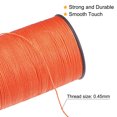 thumbnail image 4 of Unique Bargains Fil Ciré en Polyester Orange, 175 Verges, 4 of 5