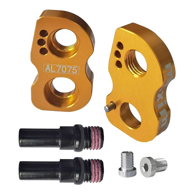 Decodeary Mi.Xim Vélos V Rallonge de Frein Adaptateur Alliage d'Aluminium Rallonge Fourniture Or 1Ensemble