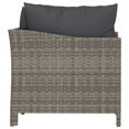 thumbnail image 3 of vidaXL Ensemble de Salon de Jardin 2 Pcs avec Coussins Gris en Rotin Poly, 3 of 5