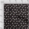 thumbnail image 2 of oneOone Velvet Black Fabric Owl Craft Projects Decor Fabric Printed By The Yard 58 Inch Wide, 2 of 5