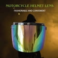 thumbnail image 4 of yeacher Motorcycle Anti-UV Anti-Scratch Helmets Lens Fashion Visor Wind Shield Lens Universal for Standard 3-Snap Open Face Helmets, 4 of 8