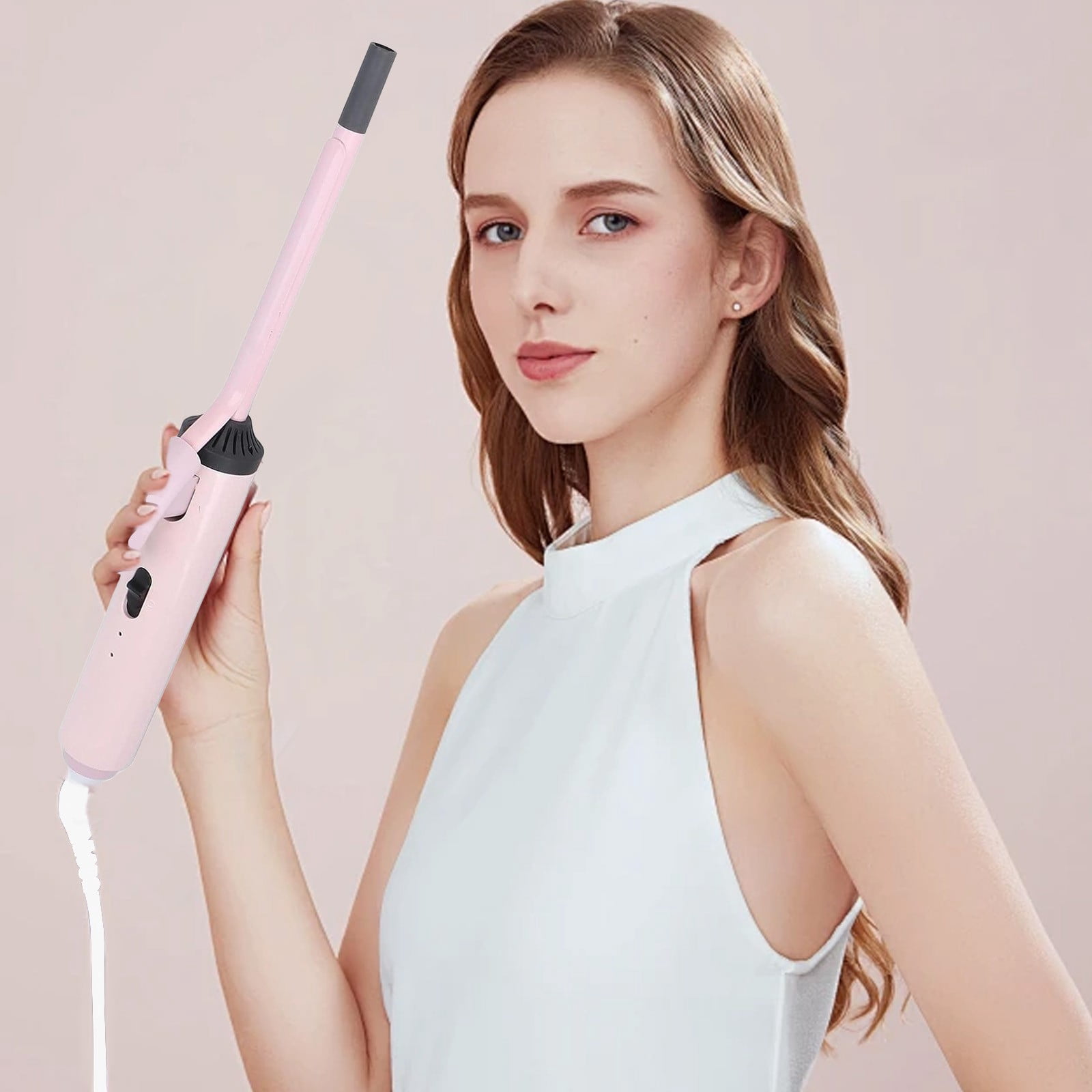 TopLLC Natural Curls Hair Curler Curling Wand Negative Hair Straightener Without Damaging Hair Curls Fast Heating Crimper Wand Curler In All Hair Type The Curler