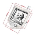 thumbnail image 3 of 1/2Pcs Stainless Steel RV Yacht Door Lock Accessories T-toolbox Lock For Caravan Truck RV Accessories Camper Trailer ,Variety of Features, 3 of 7