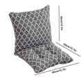 thumbnail image 3 of Birdeem High Back Chair Cushion Indoor and Outdoor Porch Wags Cushion Rainproof Rocking Chair Cushion All-Weather Replacement Cushion, 3 of 12