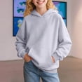 thumbnail image 4 of Girls Winter Hoodie Kid's Fleece Pullover Hooded Sweatshirt, 4 of 8