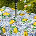 thumbnail image 3 of Waterproof Outdoor Tablecloth with Umbrella Hole for Rectangle Table 60x84inch Lemon Patio Table Cloth with Zipper, 3 of 5