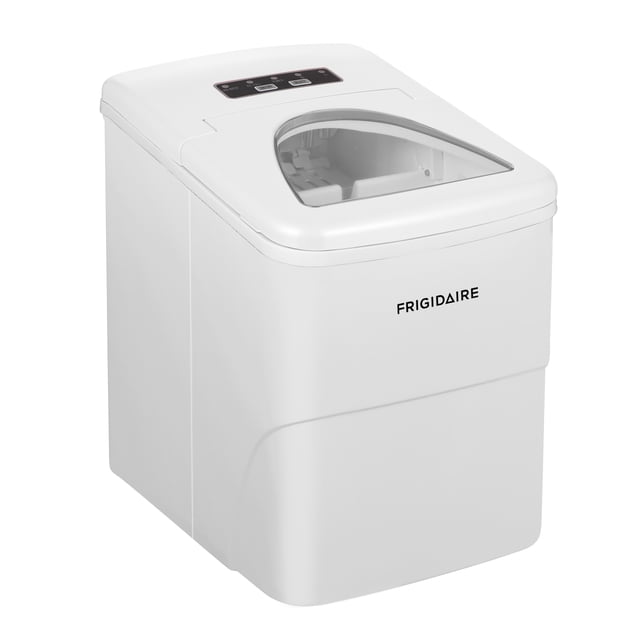 Machine à glaçons Frigidaire de 12 kg (26 lb), machine à glaçons de comptoir avec commandes LED, Blanc