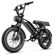 Jasion YR20 Electric Bike for Adults, 1000W Electric Mountain Bike with 48V 20Ah Removable Battery, 20" Fat Tire Dirt Bike with Hydraulic Brake,  All Terrain Moped Style Ebike, UL2849