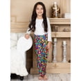 thumbnail image 4 of Up Past 8 Pantalon de Pyjama pour Filles en Peluche Duveteuse Vêtements de Nuit Pantalon Amusant, 4 of 6