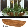 thumbnail image 3 of 2x Trough Shaped Coco Liners for Garden Inserts Replacement Liner Flower Pot 36 inch, 3 of 8