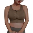 thumbnail image 1 of Timegard Sports for Women Plus Size High Impact Front Zipper Full-Coverage Racerback Breathable Bras, 1 of 4