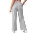 thumbnail image 3 of AUNVITO Women's Plus Size Casual Drawstring Sweatpants with Pockets for Sporty and Comfortable Style, 3 of 6
