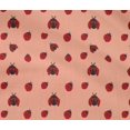 thumbnail image 4 of oneOone Cotton Flex Peach Fabric Red Insect Craft Projects Decor Fabric Printed By The Yard 40 Inch Wide, 4 of 4