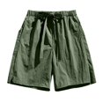 thumbnail image 4 of Birdeem Mens Shorts Mens Summer Casual and Comfortable Drawstring Pocket Elastic Waist Shorts, 4 of 9