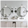 thumbnail image 2 of Take Me Home Alitza Mirror 32" with modern metal frame in black, 2 of 3