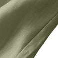 thumbnail image 4 of Timegard Cotton Linen Pants for Women Elastic High Waisted Button Ruched Casual Trousers with Pockets, 4 of 6