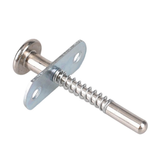 Spring Loaded Latch Steel Plunger Easily Installation Heavy Duty Barrel Bolt Replacement Hardware for Cupboard Window Screen Cabinet Parts 6.5cmx4.5cm