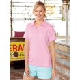 thumbnail image 4 of Jerzees SpotShield T-Shirt de Sport à Manches Courtes pour Femmes, 2TG, Rose Cyber, 4 of 7