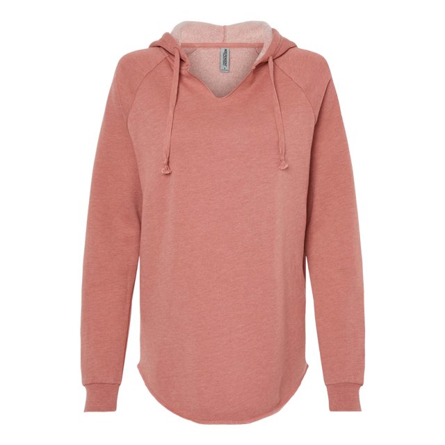 Independent Trading Co. PRM2500 Sweat à Capuche Léger pour Femmes California Wave Wash