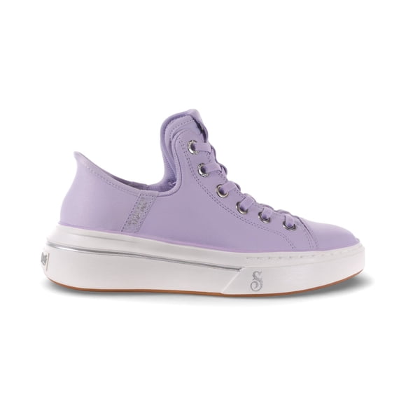 Skechers x Snoop Dogg Chaussures à Enfiler en Cuir pour Femmes Snoop One - OG Lavender Espadrilles 186001.LAV - 7.5