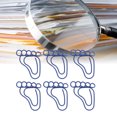 thumbnail image 1 of 100Pcs Cute Paper Clips, Foot Shaped Funny Slip Proof Portable Paper Clips For Office School Family, 1 of 8