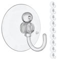 thumbnail image 2 of 10 Pcs Ventouse Réutilisable en PVC avec Crochet Solide pour Décoration de Maison en Verre, 2 of 9