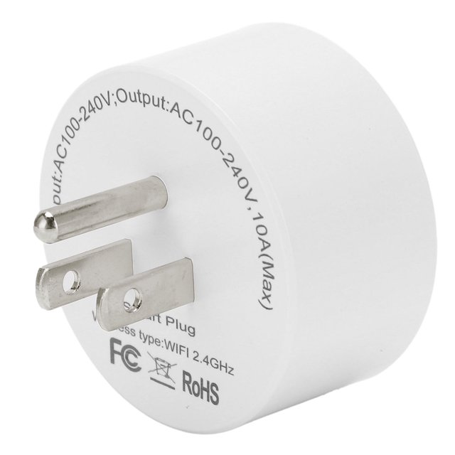 App Remote Control Smart Plug, US Plug 100-240V AC Intelligent Wireless Smart Plug for Household