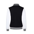 thumbnail image 4 of FYEGRE Veste de Baseball Varsity Athlétique pour Homme Légère Décontractée Élégante à Poignets Côtelés Contrastants Veste Noire TTTG, 4 of 8