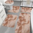 thumbnail image 1 of Dvkptbk Mixed Colors Bath Mats 5 Set Bathroom Rugs For 5 Pcs Toilet Mats Universal Soft Comfortable Water Absorption Non-Slip Thick Machine Washable Easy Dry Dark Color, 1 of 8