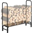 thumbnail image 2 of Eastvita 4Ft Heavy - Duty Firewood Rack Stand with 2000Lbs Capacity/Suitable for Indoor/Outdoor Use/Black Color, 2 of 7