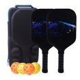 thumbnail image 1 of Premium s Racquets for Outdoor and Indoor Lightweight Carbon Fiber Pickleball Rackets for Beginners Advanced Style D, 1 of 10