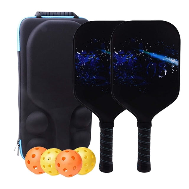 Premium s Racquets for Outdoor and Indoor Lightweight Carbon Fiber Pickleball Rackets for Beginners Advanced Style D