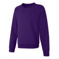 thumbnail image 1 of Hanes Chandail en Molleton Col Rond ComfortSoft EcoSmart pour Filles, TP, Violet Thora, 1 of 7