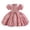 Pink, variant on Girls Dresses Flower Girl Dresses for Baby Girls Party Toddler Puff Sleeve Pageant Dress with Bowknot for