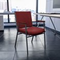 thumbnail image 2 of Bowery Hill Contemporary Upholstered Stacking Chair in Burgundy, 2 of 9