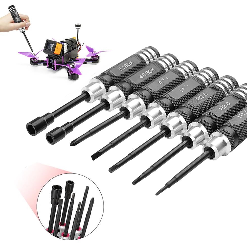 7PCS Hex Screw Driver Tool Creative Metal Metric Hex Driver Screwdriver Set