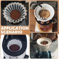 thumbnail image 2 of 5 Cup Basket Coffee Filter, 250 Count Coffee Filters for 5 Cup Coffee Maker, Disposable Paper Coffee Filters for Mini Brew, White, 2 of 7
