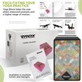 thumbnail image 4 of RDX Yoga Block Set, Non-Slip High-Density Eva Foam Brick for Pilates Flexibility Body Balance, Easy Grip Surface for Stability Strength Training Deepen Poses Exercise Office Home Gym, 23x15x9.8CM, 4 of 5