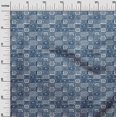 thumbnail image 2 of oneOone Georgette Viscose Dark Navy Blue2 Fabric Geometric African Sewing Craft Projects Fabric Prints By Yard 42 Inch Wide, 2 of 4