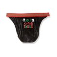 thumbnail image 1 of MJC Caleçons Courts pour Hommes Laids de Noël Doux Panne String sous-Vêtements, 1 of 1