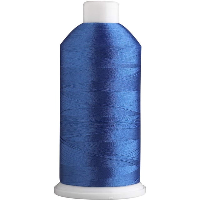 SuperB Polyester Embroidery Thread, Fleur de Lys Blue, 5000m