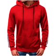 thumbnail image 4 of Chandail Patchwork Décontracté de Sport pour Hommes Automne et Hiver, Veste à Capuche pour Hommes, 4 of 8