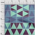 thumbnail image 2 of oneOone Velvet Turquoise Blue Fabric Geometric Sewing Craft Projects Fabric Prints By Yard 58 Inch Wide, 2 of 4