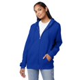 thumbnail image 3 of Hanes Mens ComfortBlend EcoSmart Full Zip Hoodie, XL, Deep Royal, 3 of 6