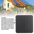 thumbnail image 4 of Solar Panel  for Stick Up Cam Battery, 12W Fast Charging IP65 Waterproof Portable Adjustable Wall Mount Solar Panel, for Spotlight Camera Battery, 4 of 8